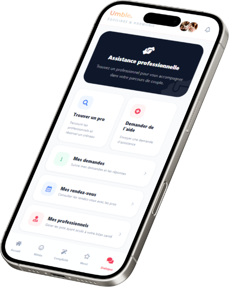 Mockup Umble pour l'assistance professionnelle